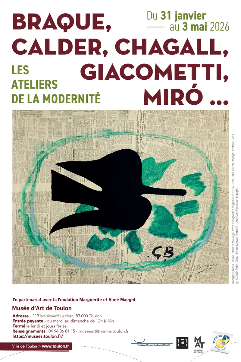 Affiche 40 x 60 STDC_Toulon-MAT-LesAteliersDeLaModernite-afficheBraque-40x60-BD