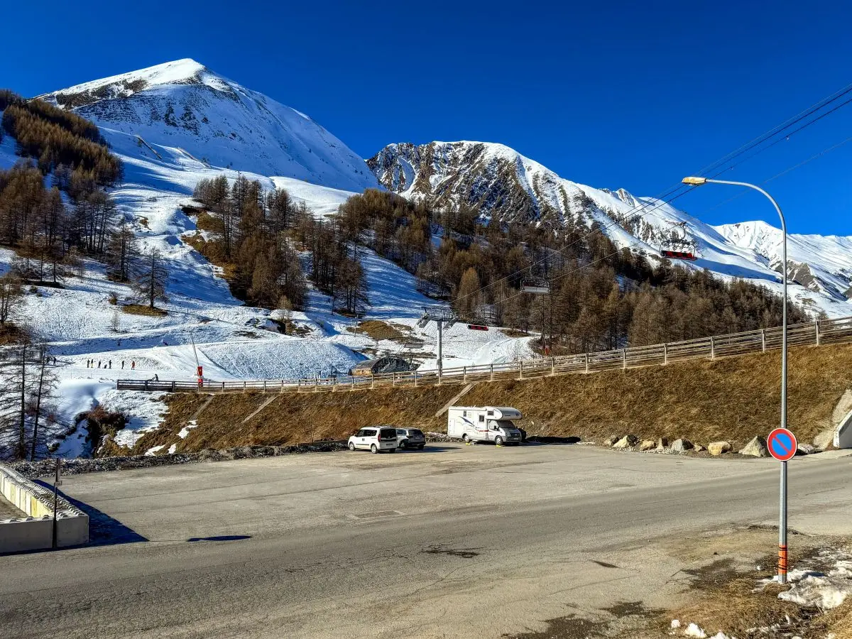 Parking de l'Ubac_La Foux d’Allos