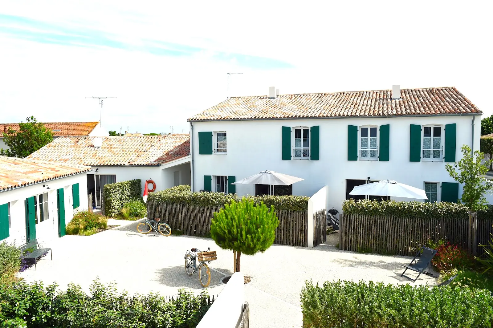 Le Clos des Vieux Moulins vu en hauteur