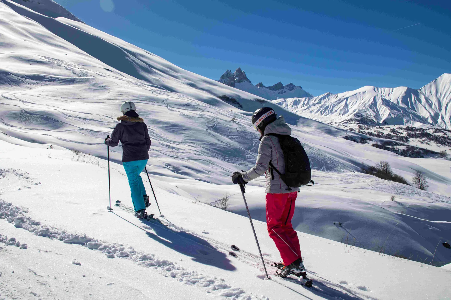 Leçon de ski de randonnée avec Valentin Jullien_Albiez-Montrond