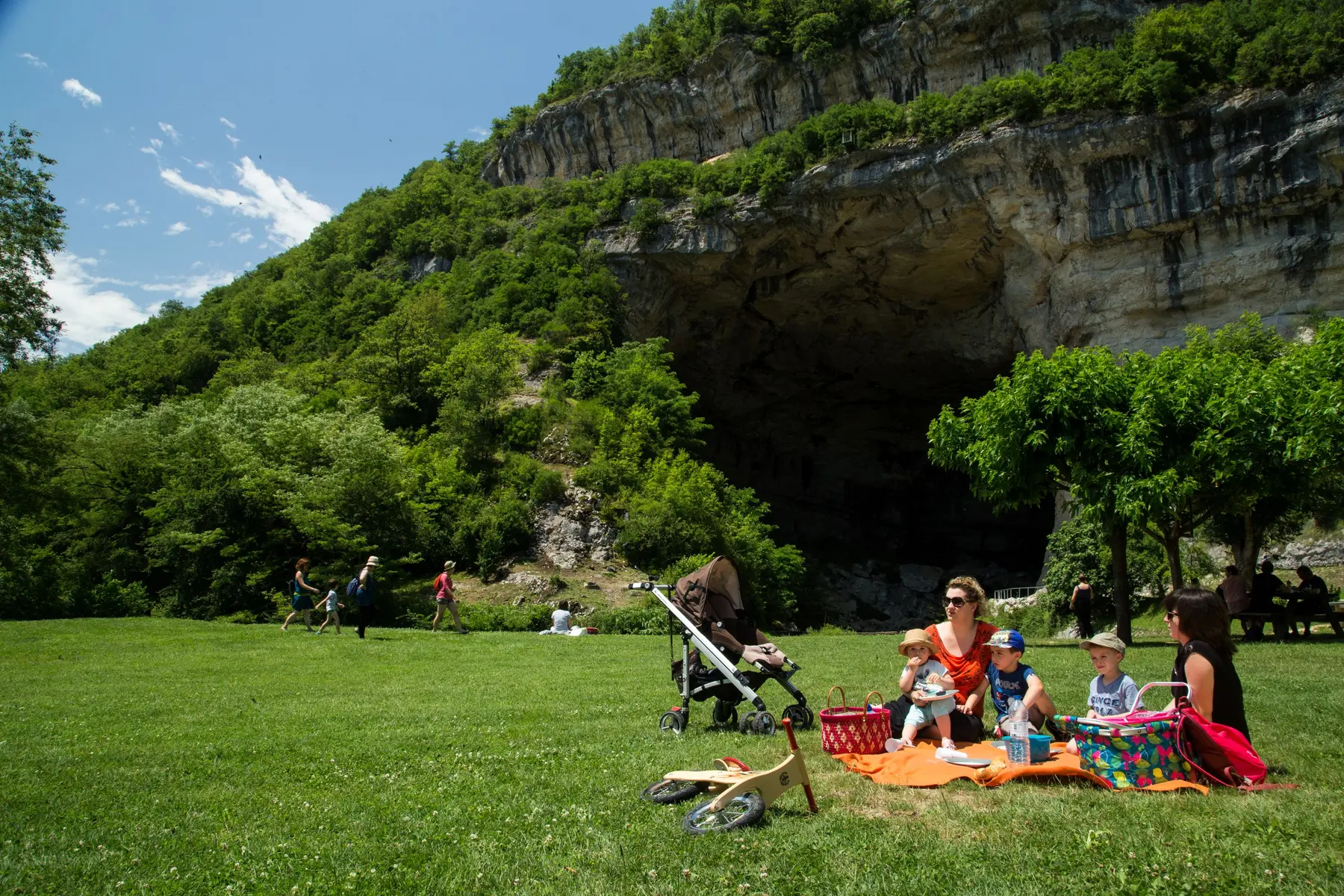 Pique nique à la grotte du Mas d'Azil