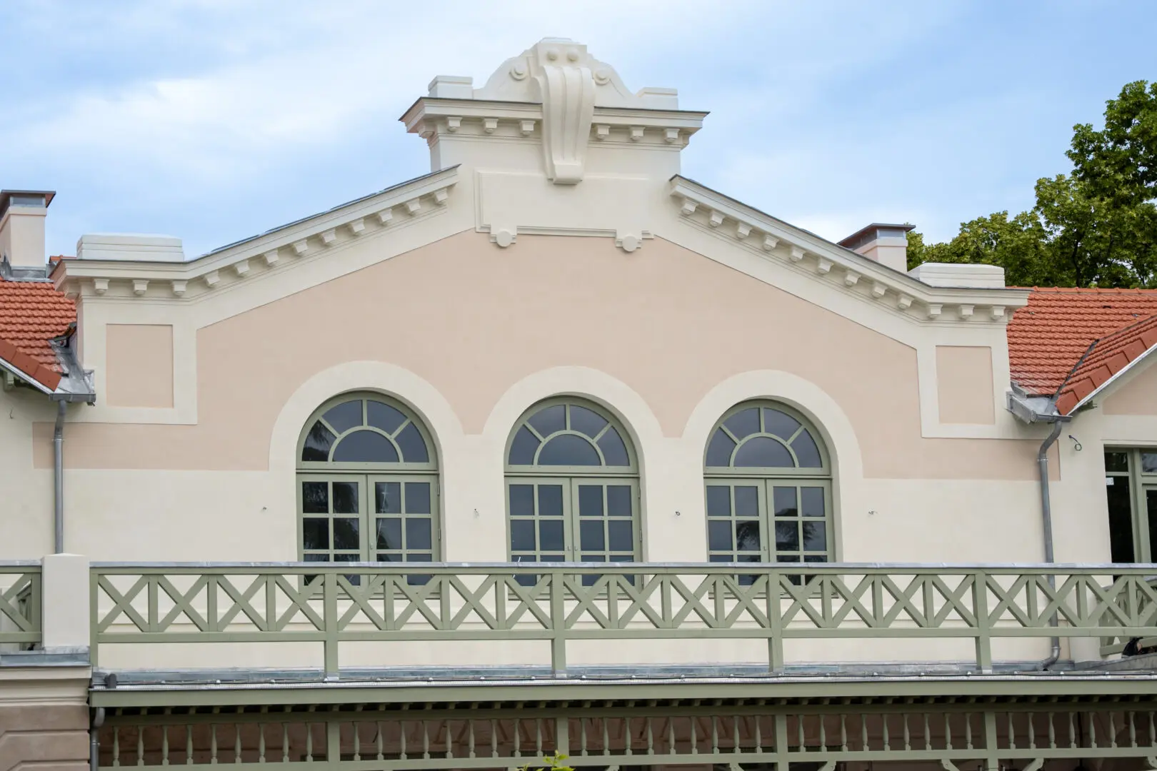 La façade de la villa Eugénie