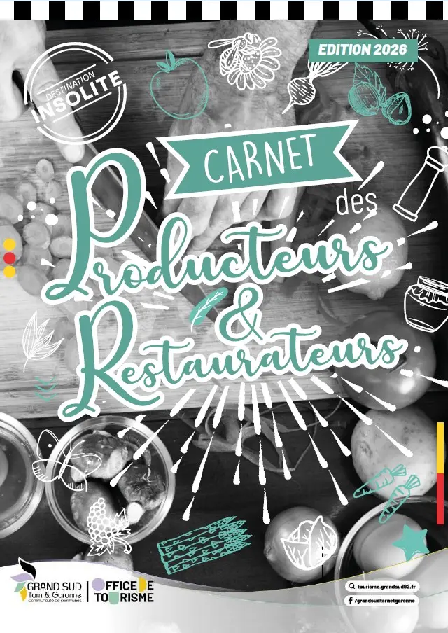 Carnet des restaurateurs et producteurs 2026