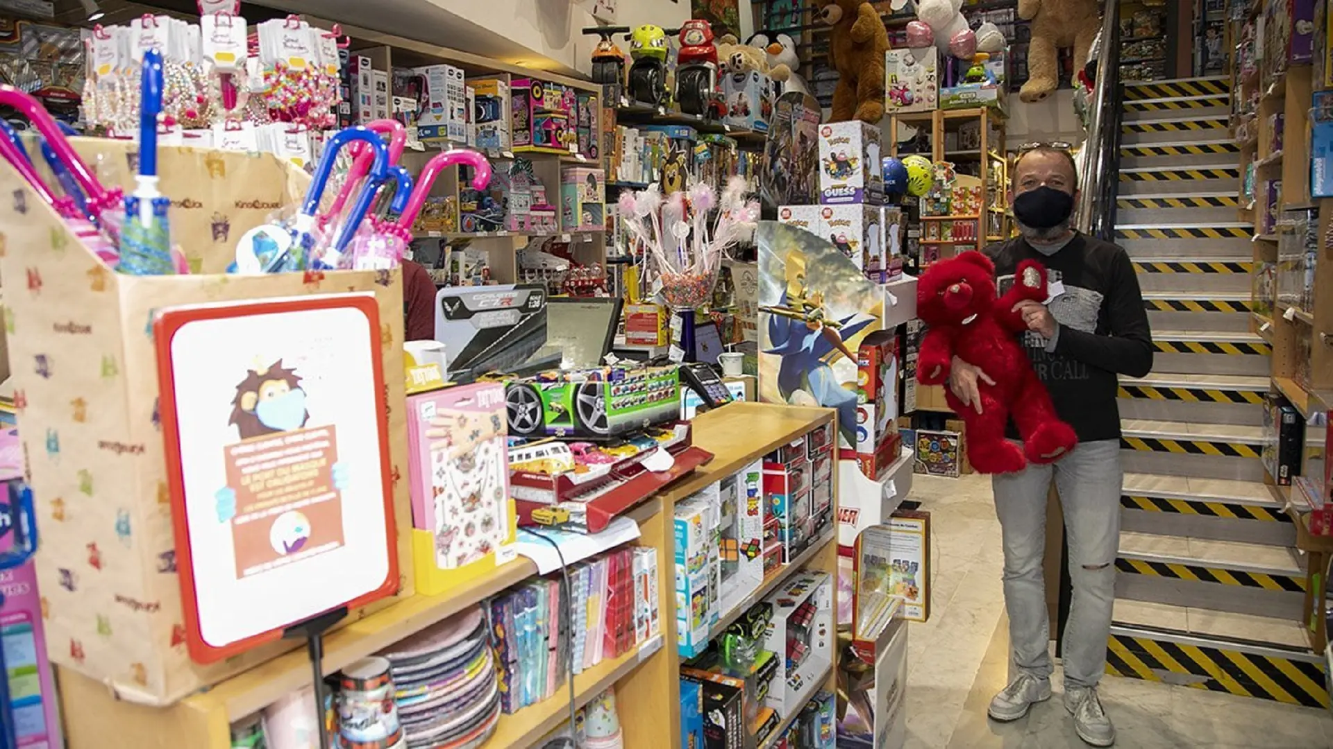 Intérieur de la boutique King Jouet