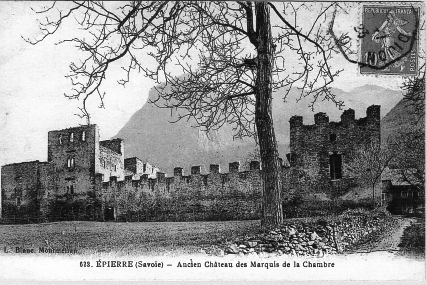 Château d'Epierre vers 1910