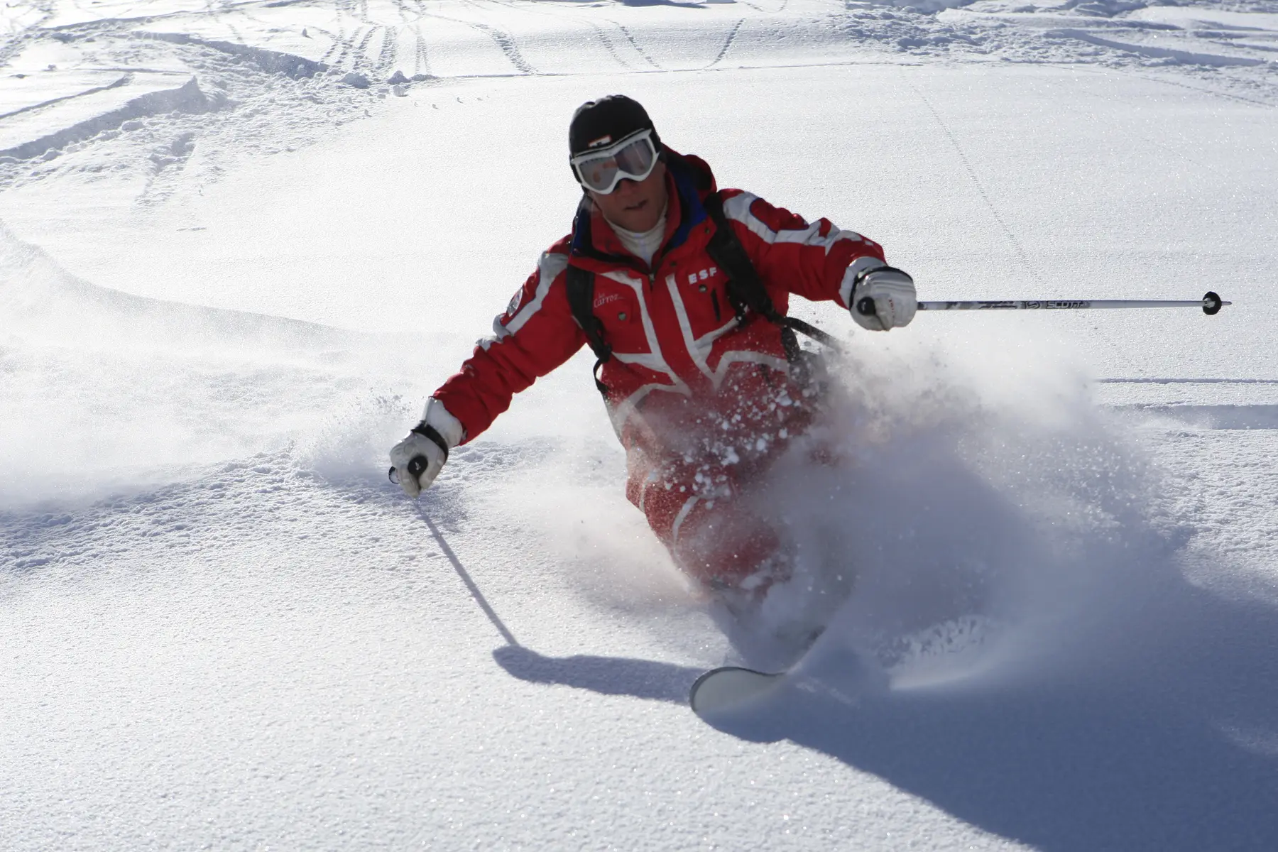 Les cours collectifs de ski de l'ESF