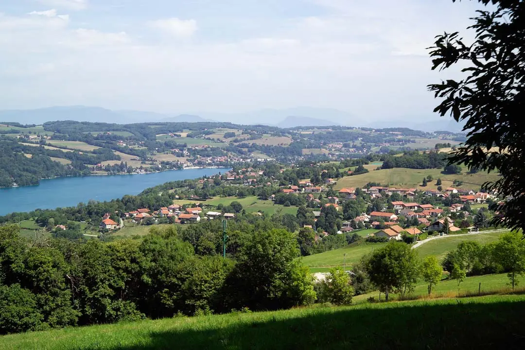 Croix des cochettes bilieu vue lac