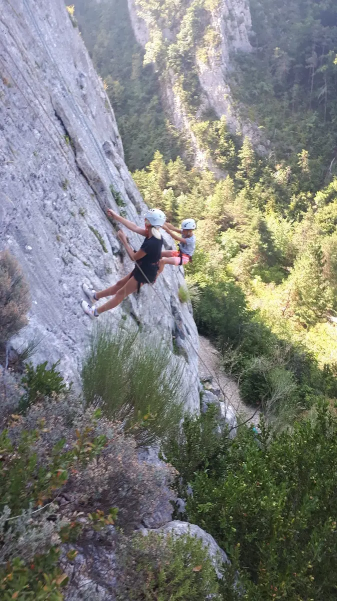 Escalade avec Guides Esprit Montagne
