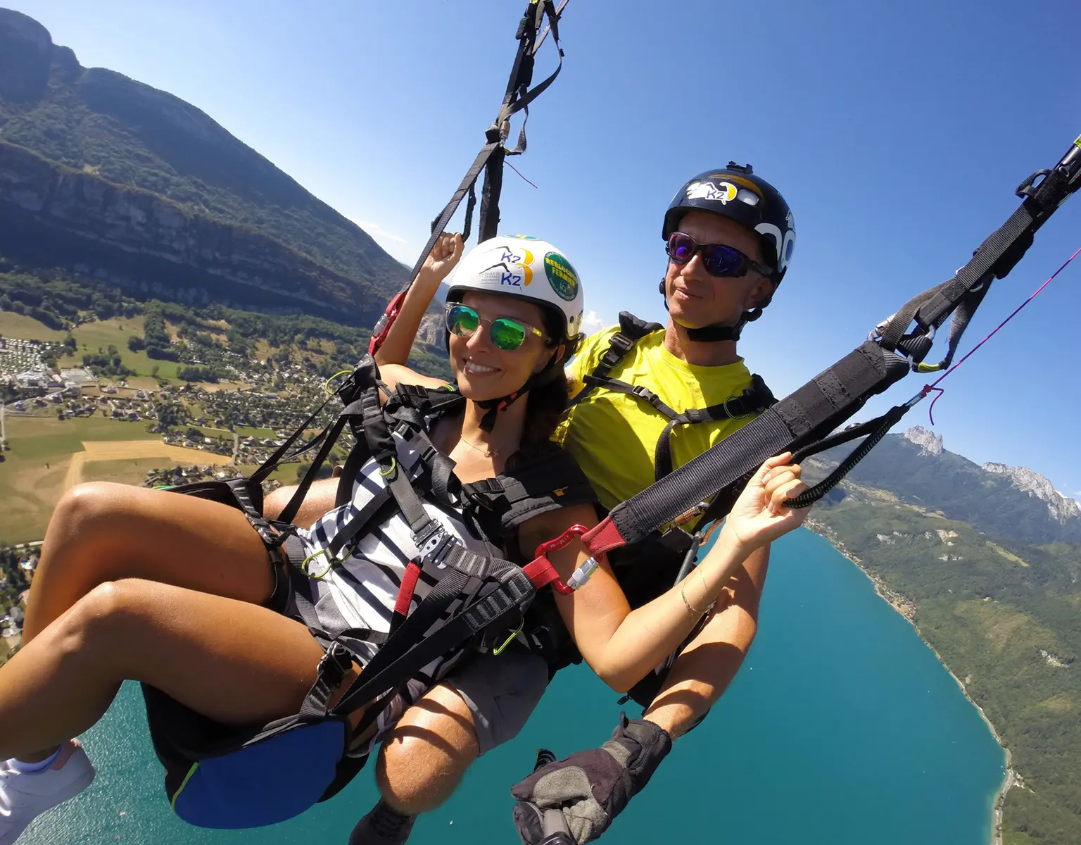 Vol en parapente lac Annecy