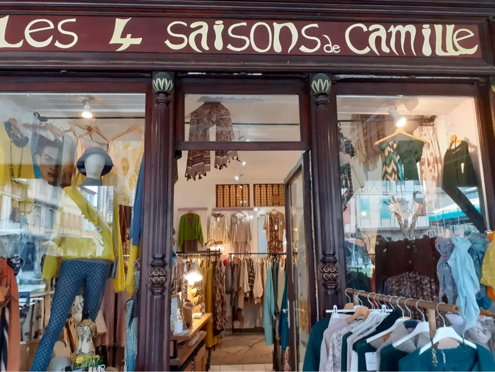 vitrine de la boutique