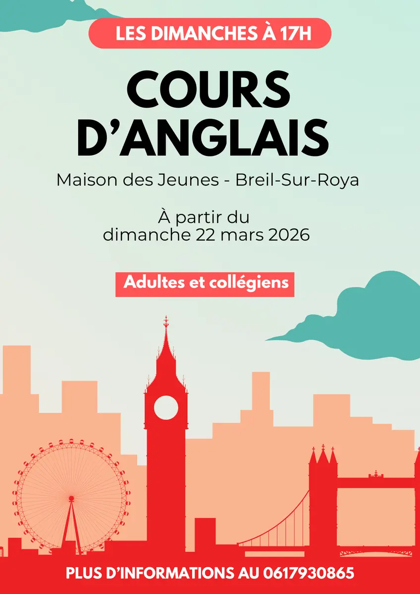 Cours d'anglais adolescents et adultes