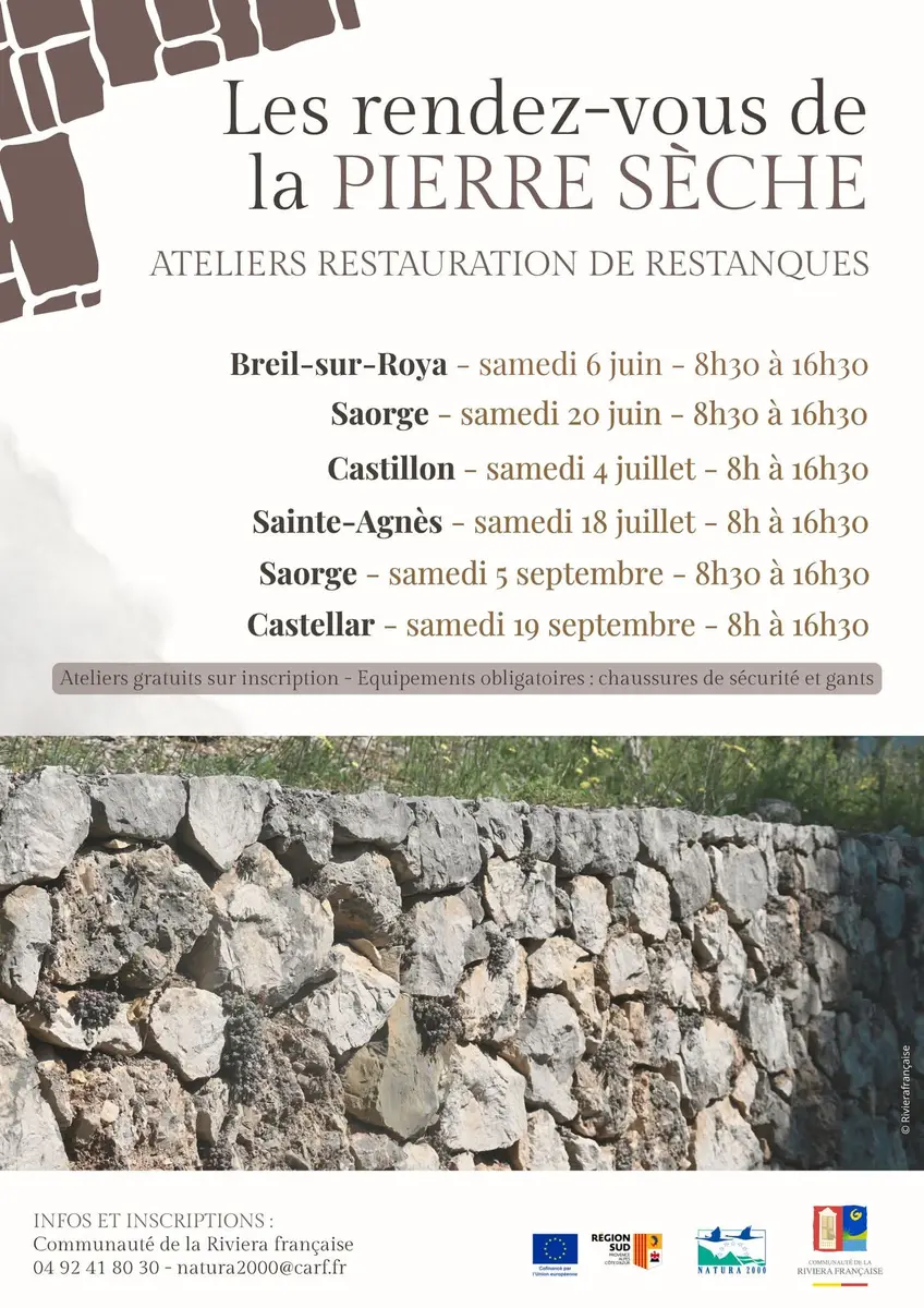 Atelier murs en pierres sèches