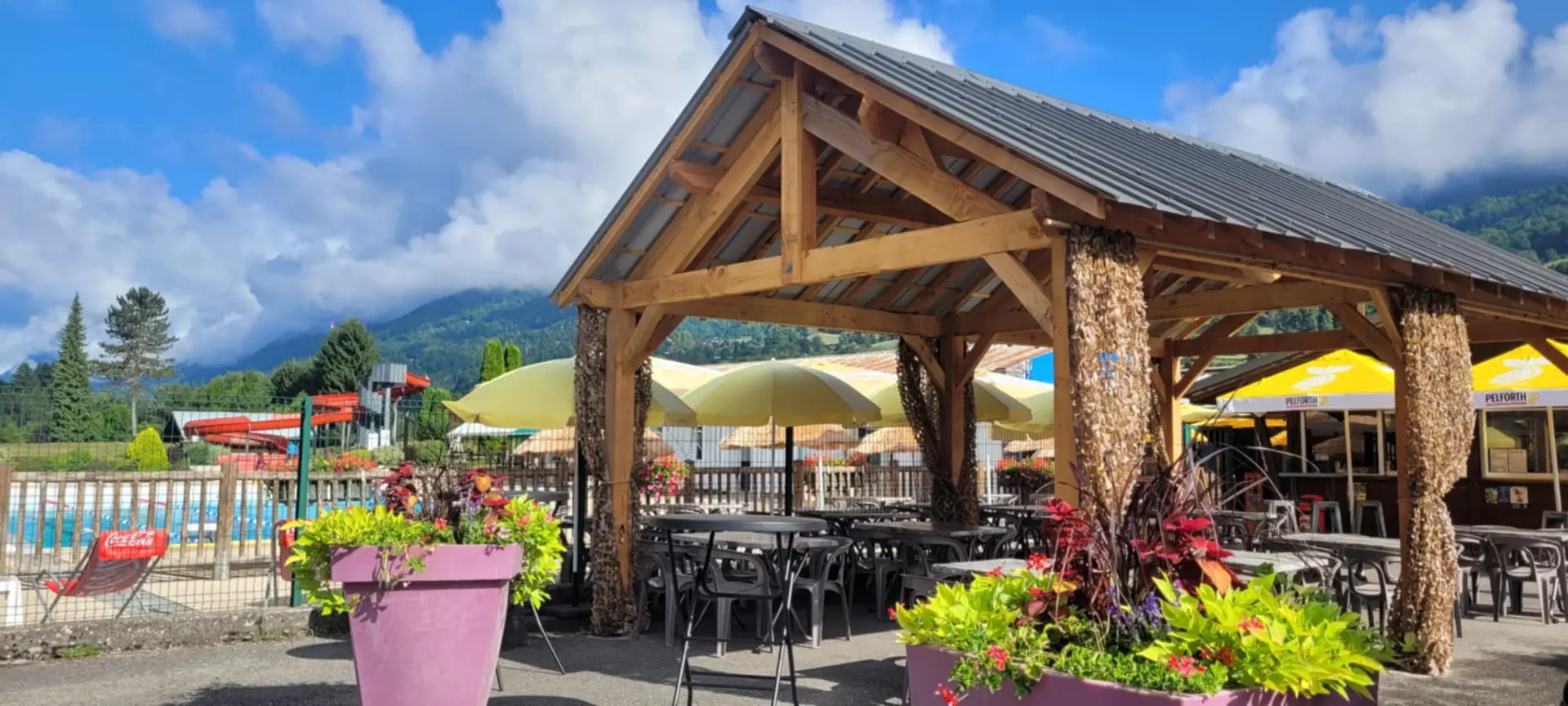 Terrasse du bar