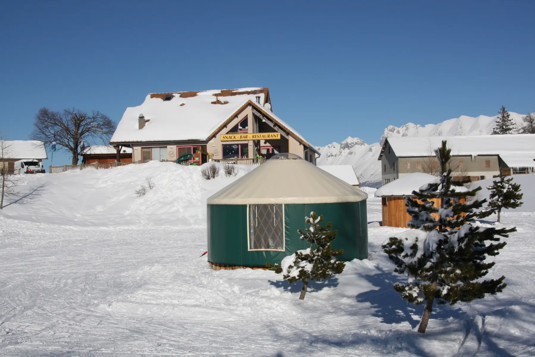 Foyer de ski de fond du Col du Festre, Dévoluy, Hautes-Alpes