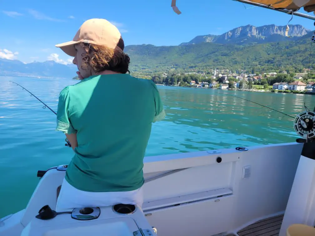 stage de pêche sur le lac