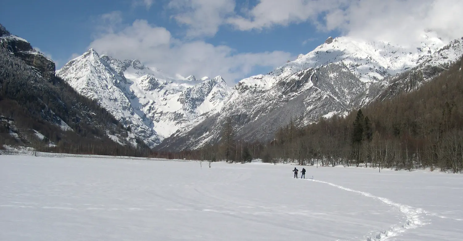 Balade en raquettes dans la vallée de Champoléon, Champsaur