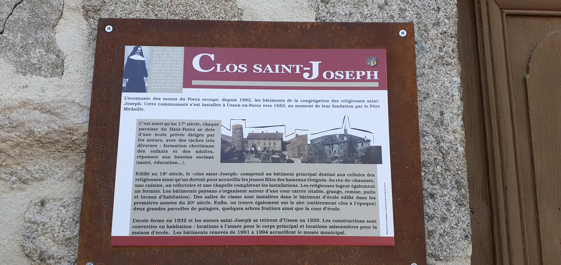 Panneau de l'Ecomusée