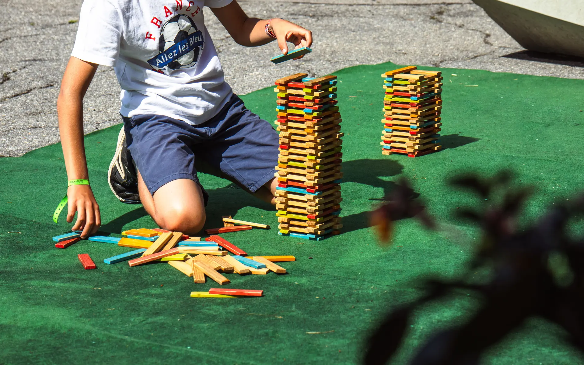 Building a Kapla tower
