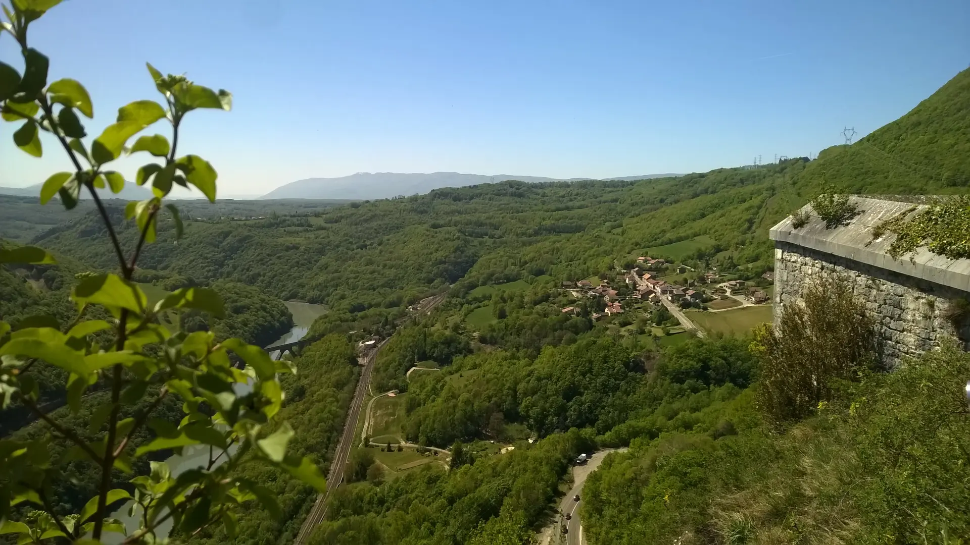 Vue depuis la via ferrata