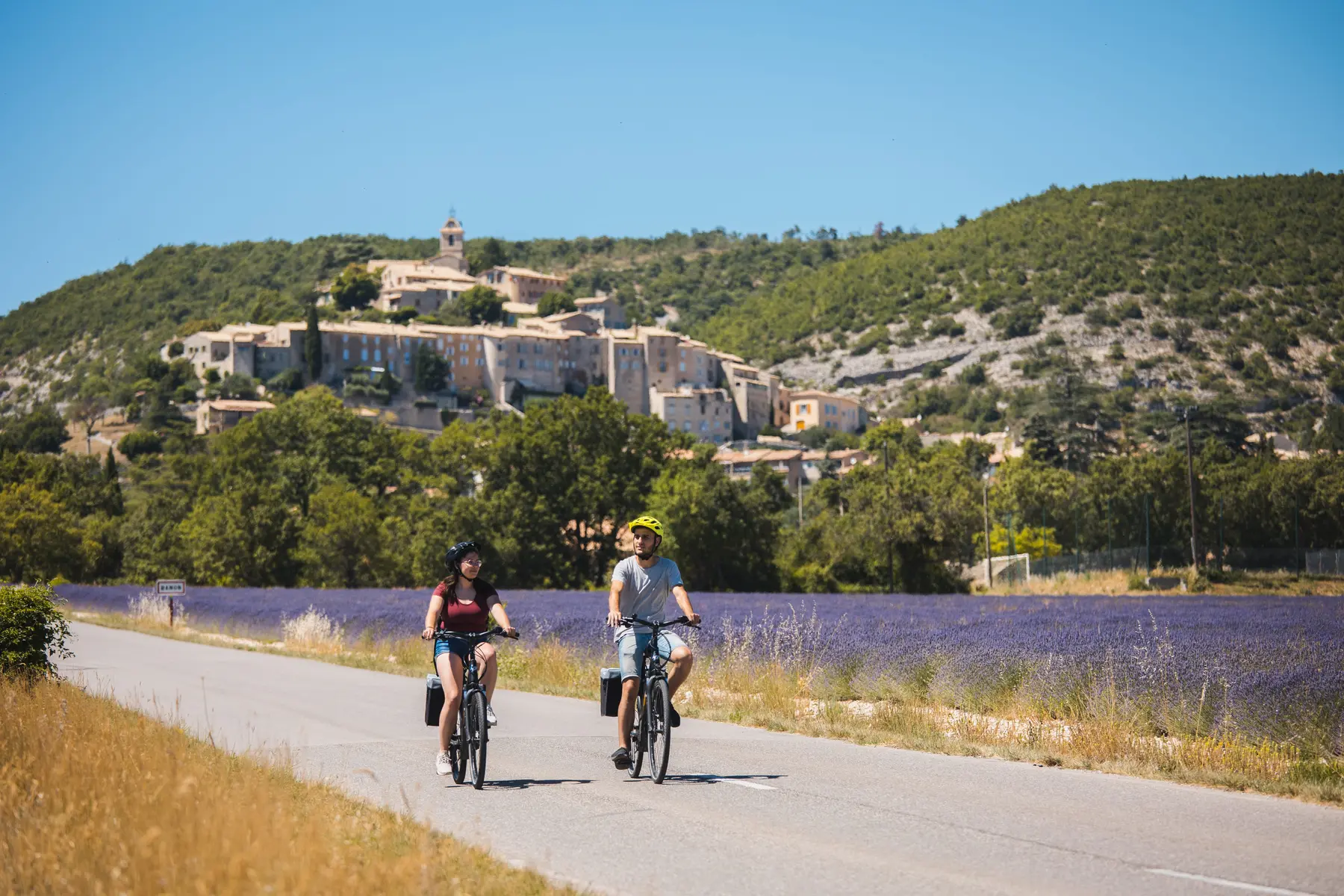 Parcours vélo Luberon n°16 - Simiane-la-Rotonde - Banon