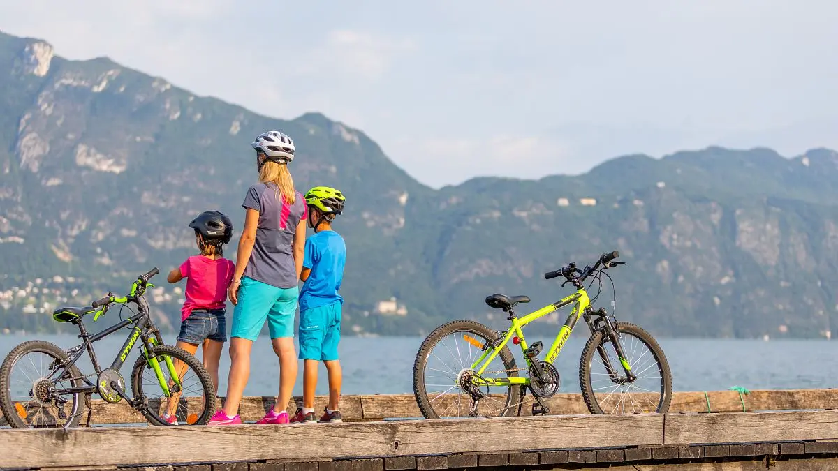 vélo au lac du bourget