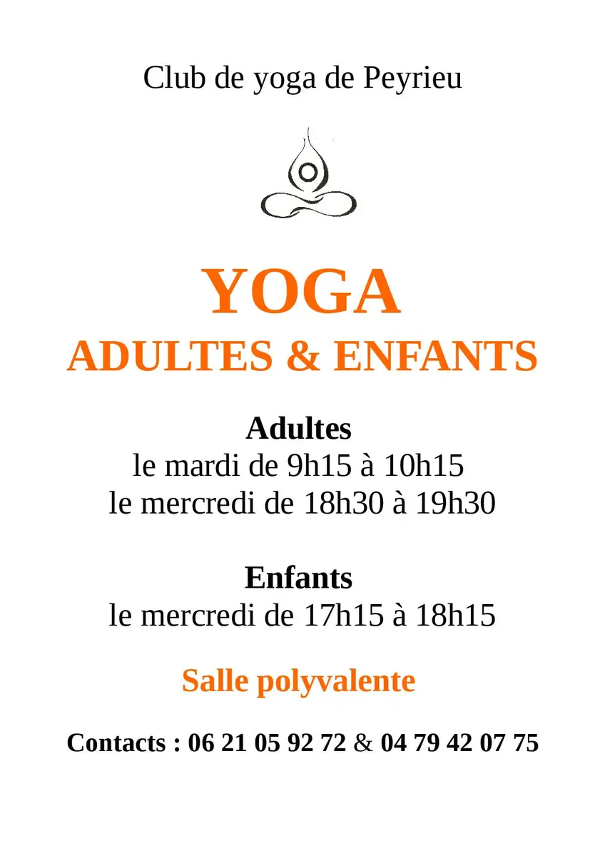 Yoga adultes et enfants