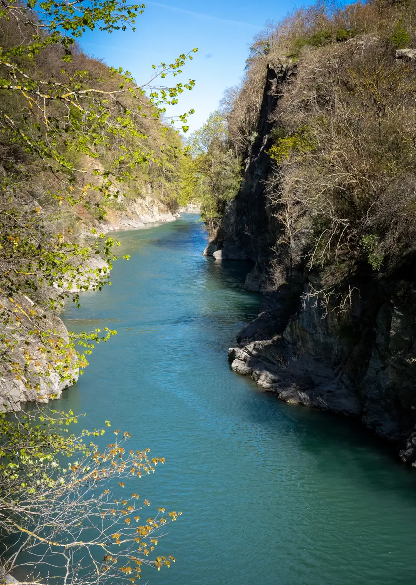 Vue du Pont du loup sur le Drac
