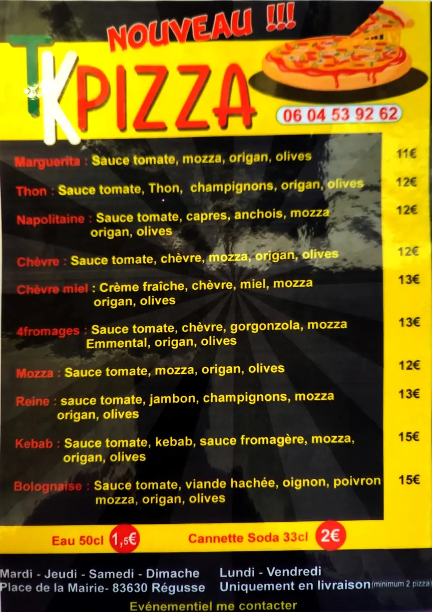 Flyer TK Pizza