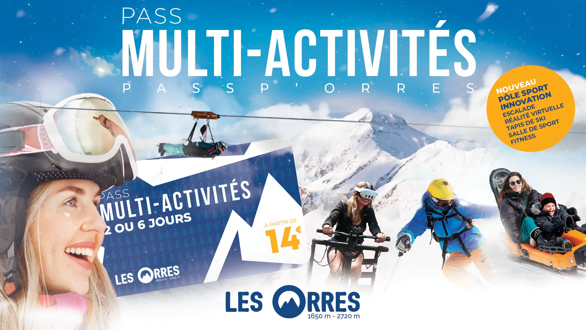 Pass multi-activités Passp'Orres_Les Orres