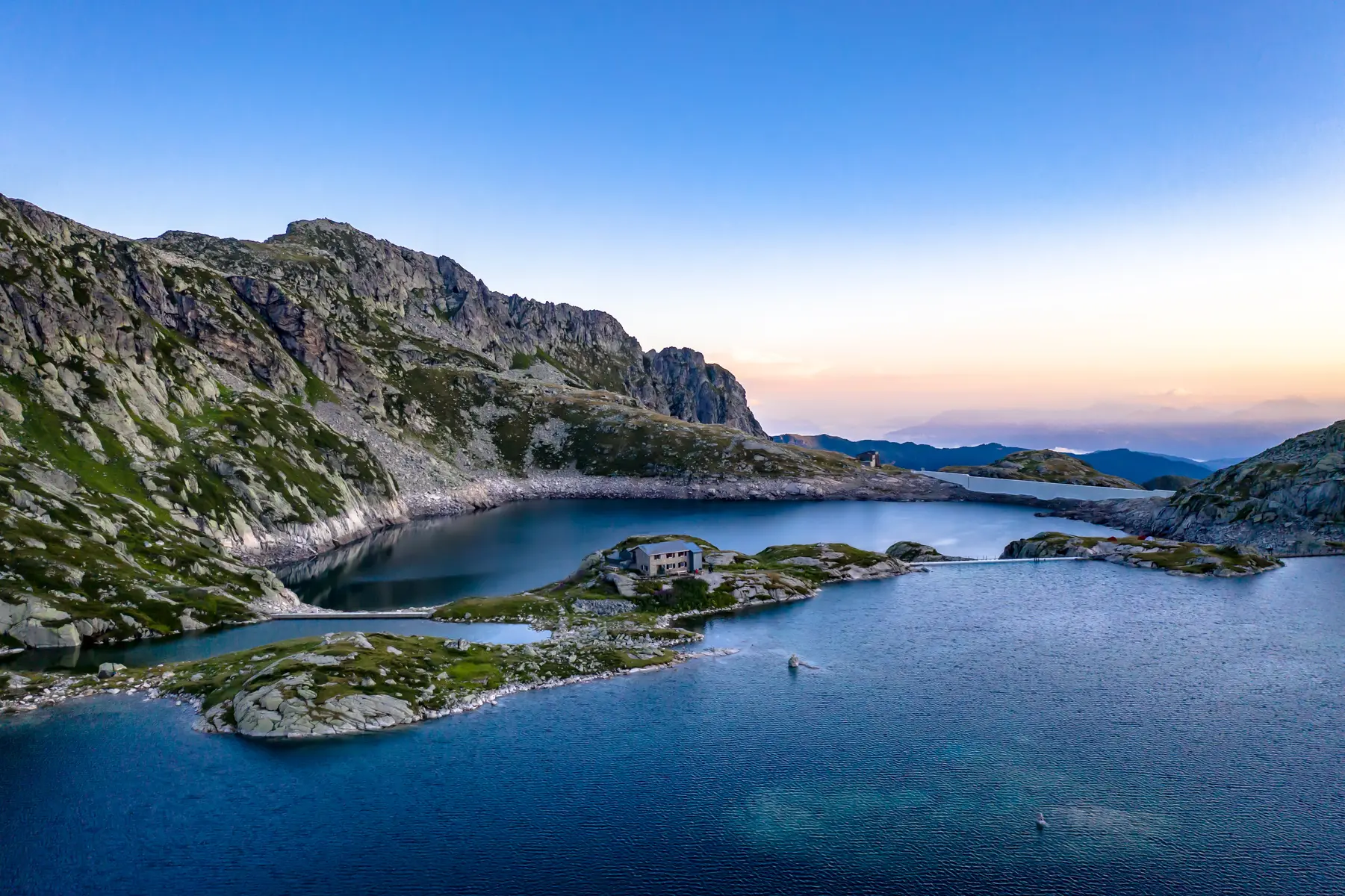 Refuge des 7 Laux vu du ciel
