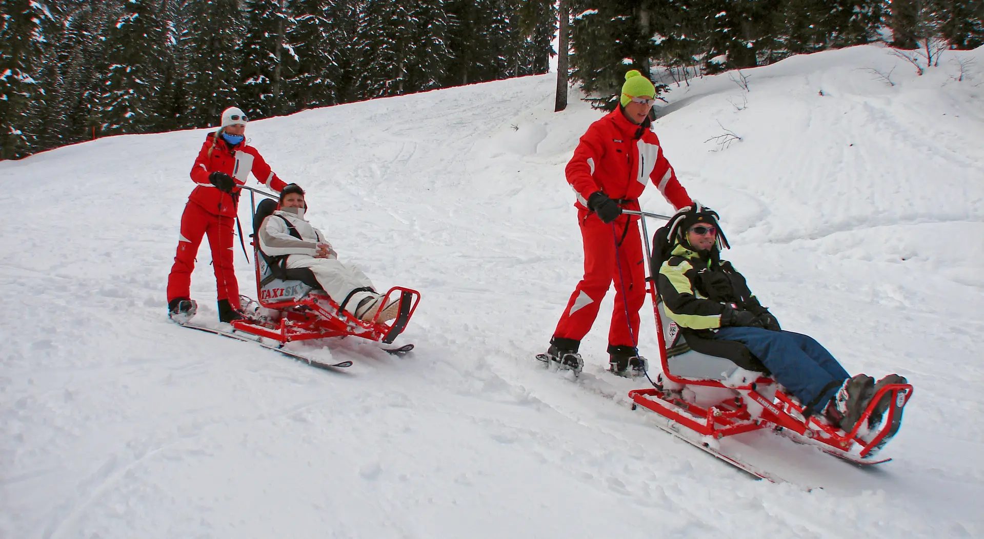 Taxi ski à Crest-voland / Cohennoz