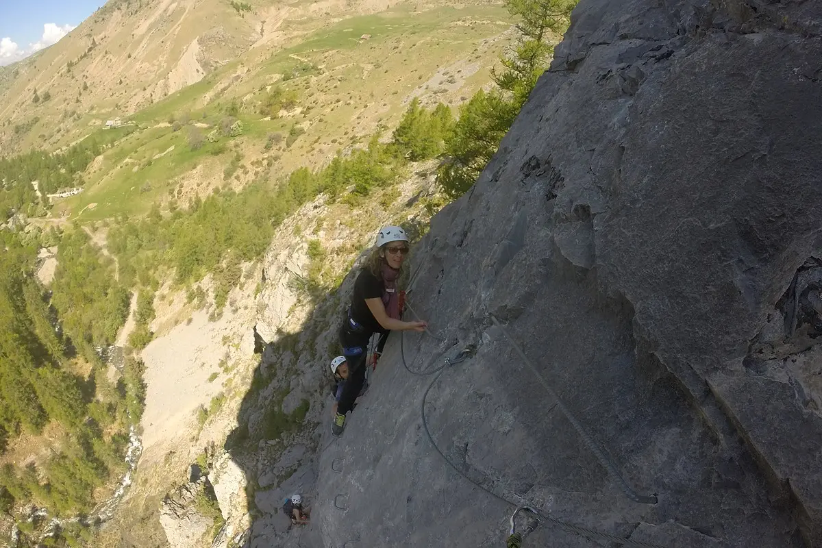 Via ferrata à Ancelle avec Eau Vive Passion