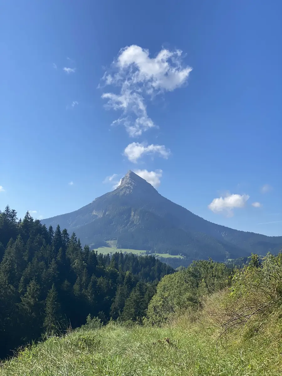 Parcours trail, vue Chamechaude