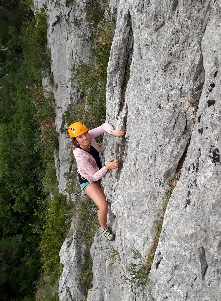 Paroi d'escalade