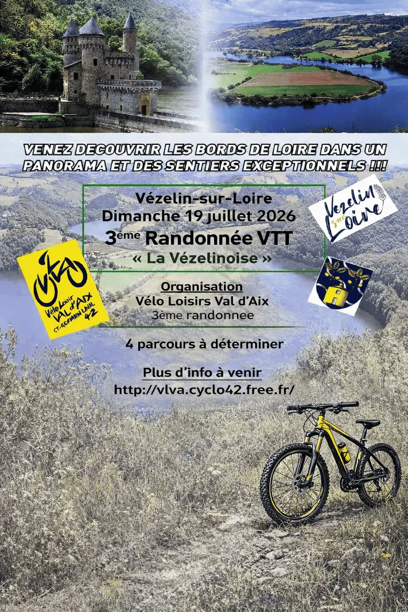 Randonnée VTT La Vézelinoise_Vézelin-sur-Loire