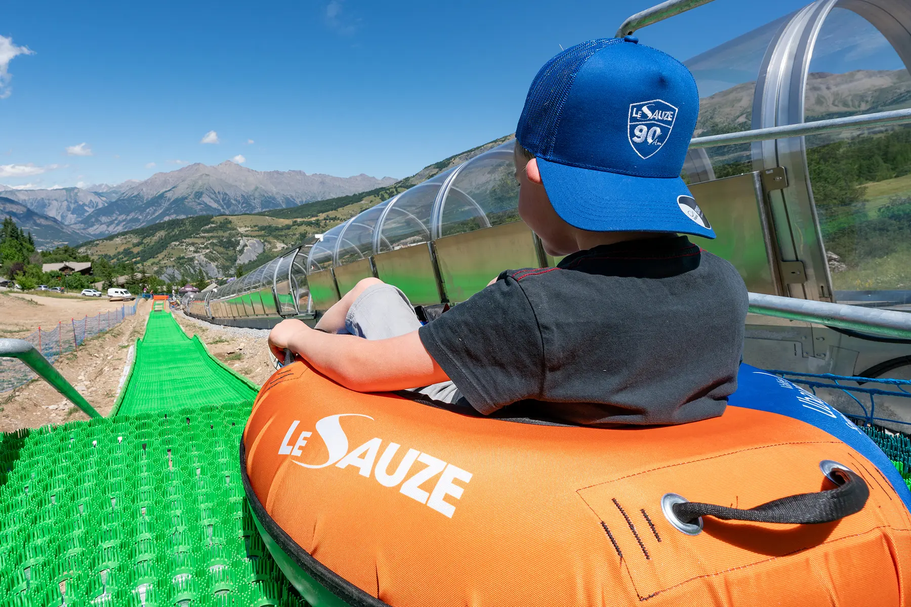 Tubing au Sauze 1700