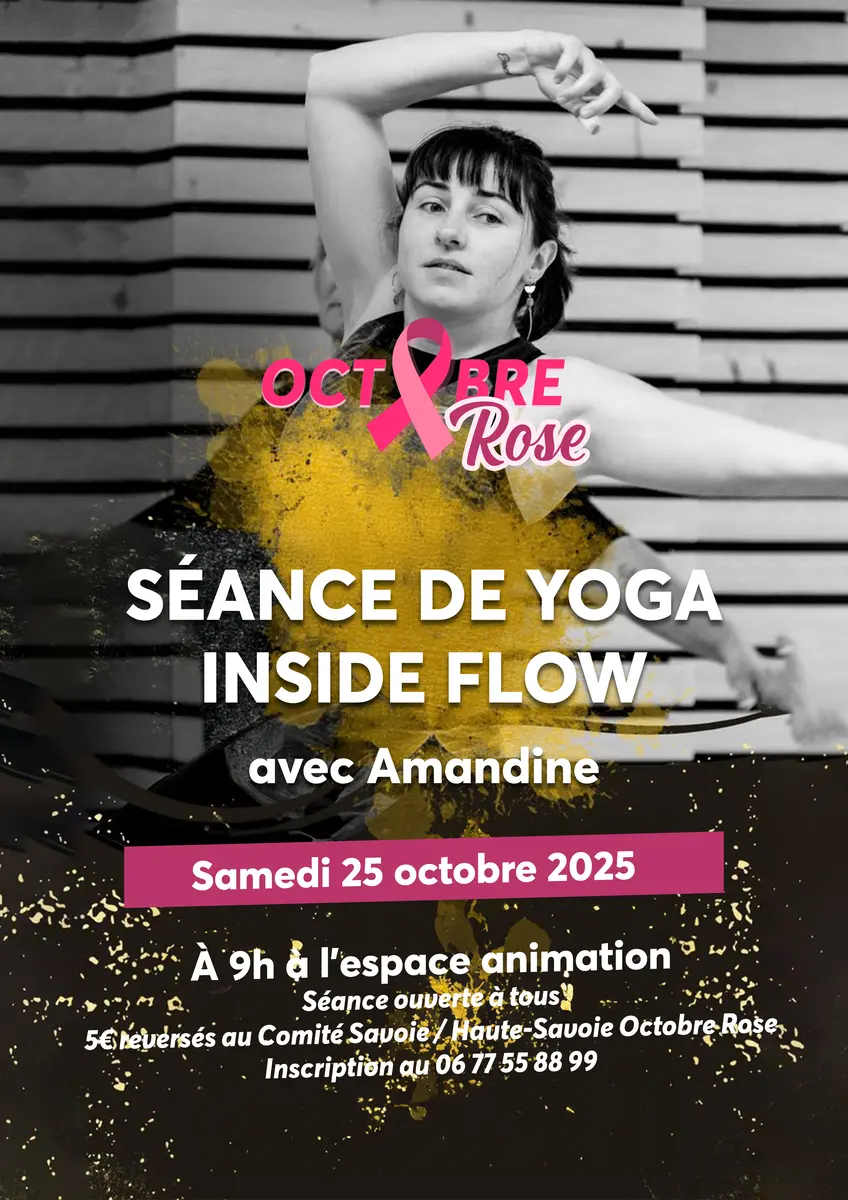 Atelier yoga dans le cadre d'Octobre Rose_Les Contamines-Montjoie