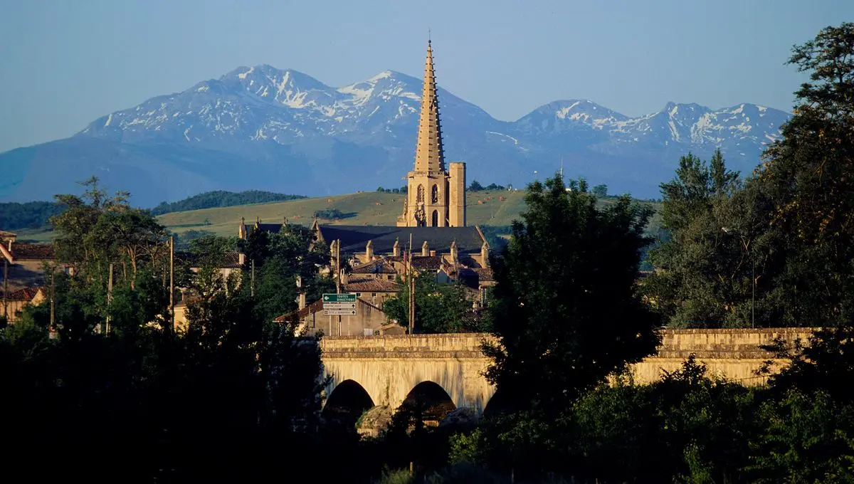 Vue de la cathédrale de Mirepoix