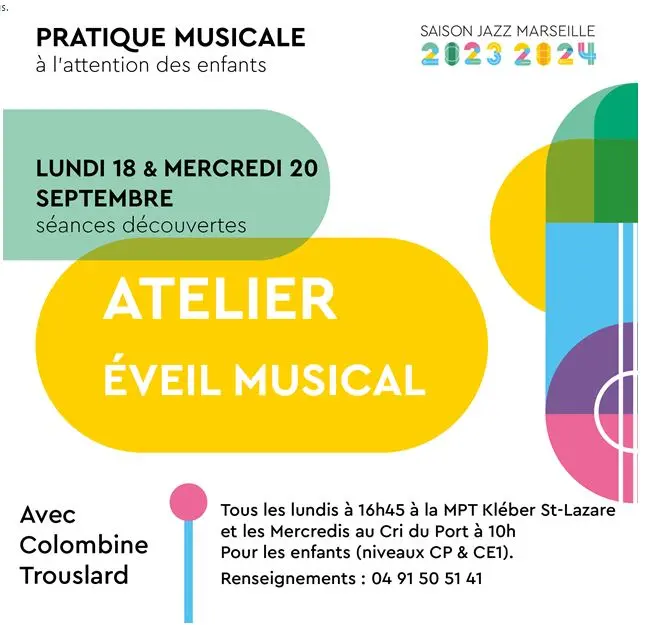 Atelier d'éveil musical