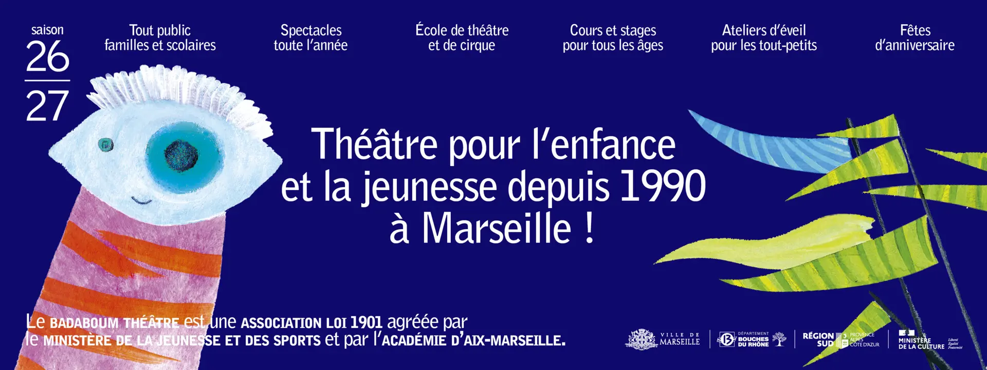 Saison 2026-2027 Badaboum Théâtre