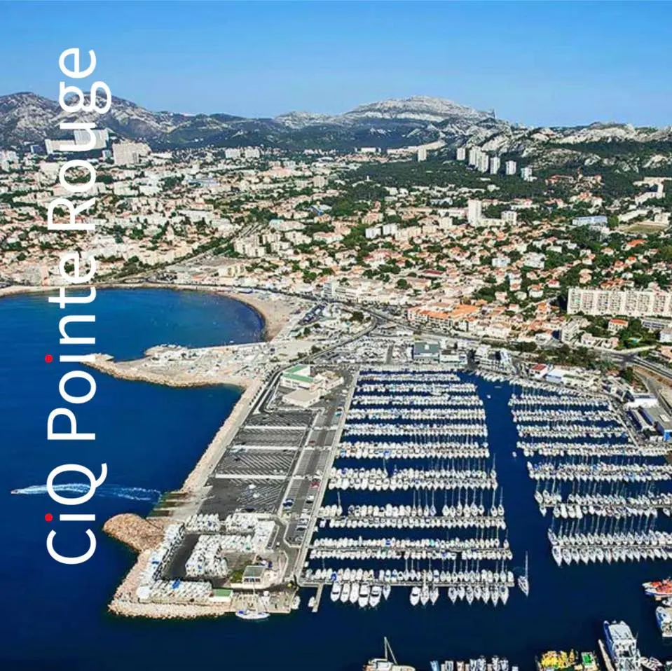 vue aérienne du quartier