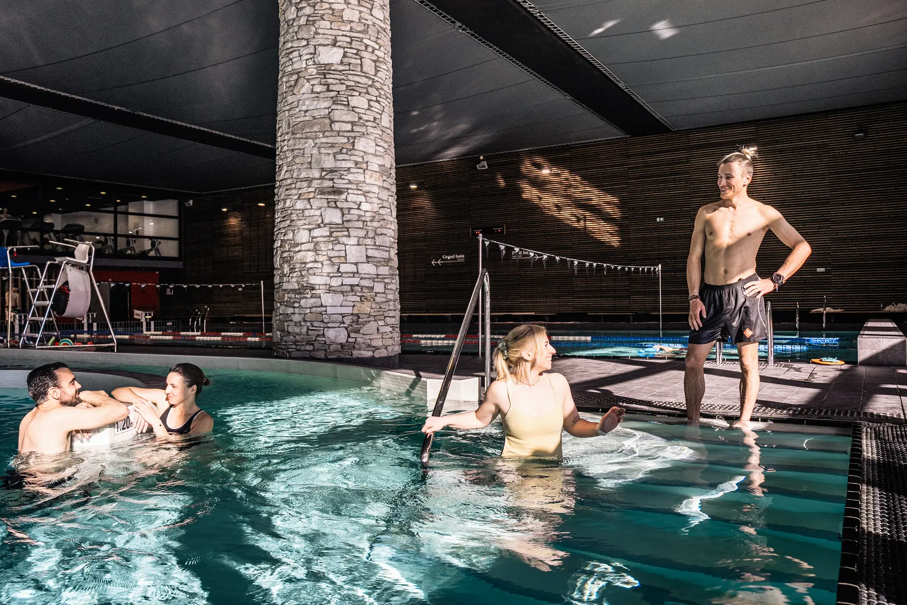 Cours d'aquagym au Centre Aquasportif de Val d'Isère