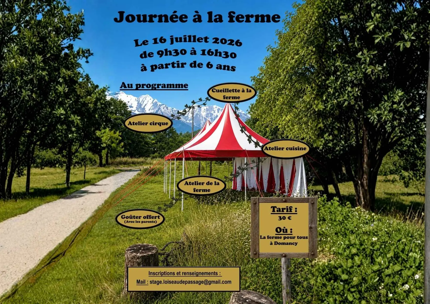 Ateliers pour les enfants - 16 juillet 2026_Domancy