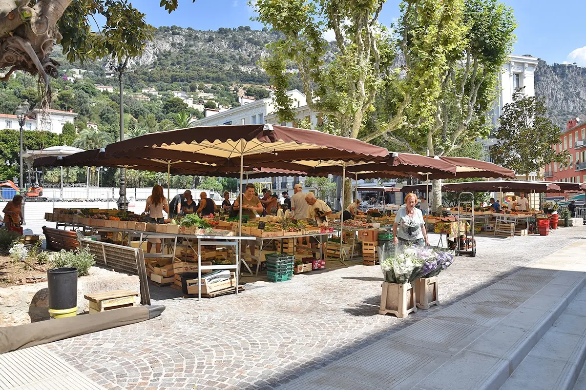 Marché primeurs Beaulieu-sur-Mer