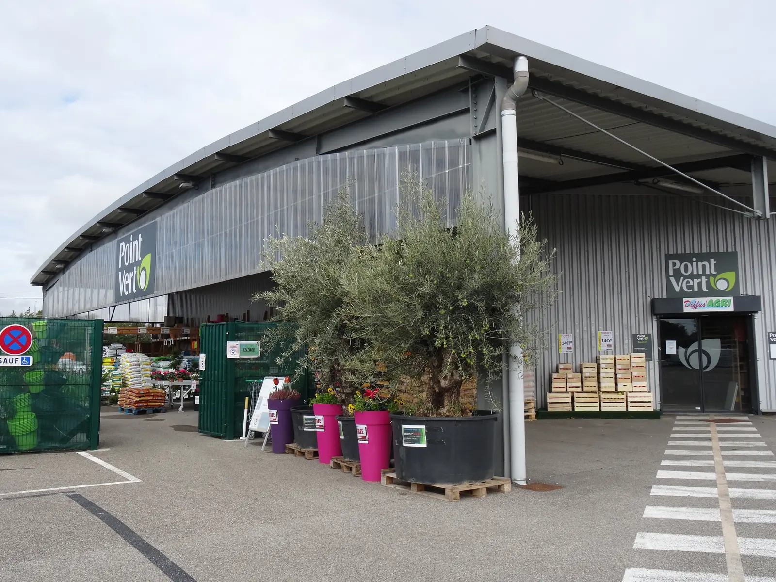 Extérieur du magasin