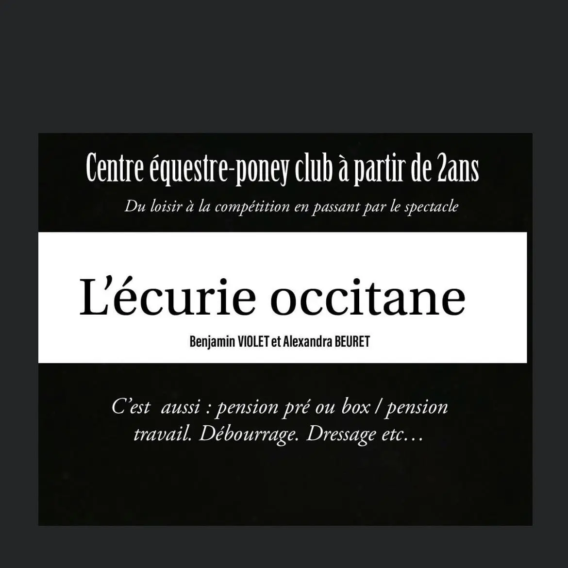 ecurie occitane