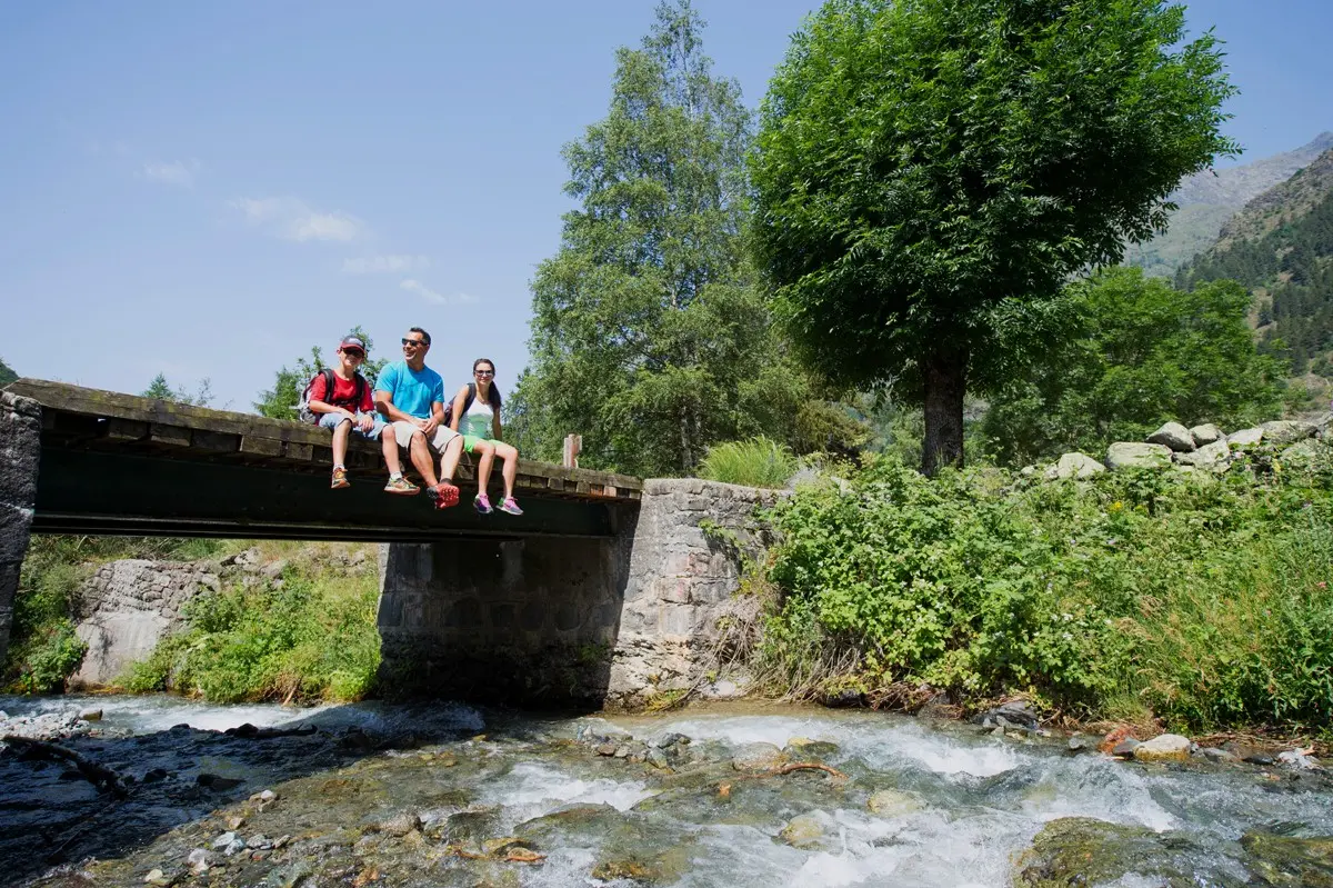 Départ vers l'ancien hameau du Roy, Molines, vallée du Champsaur