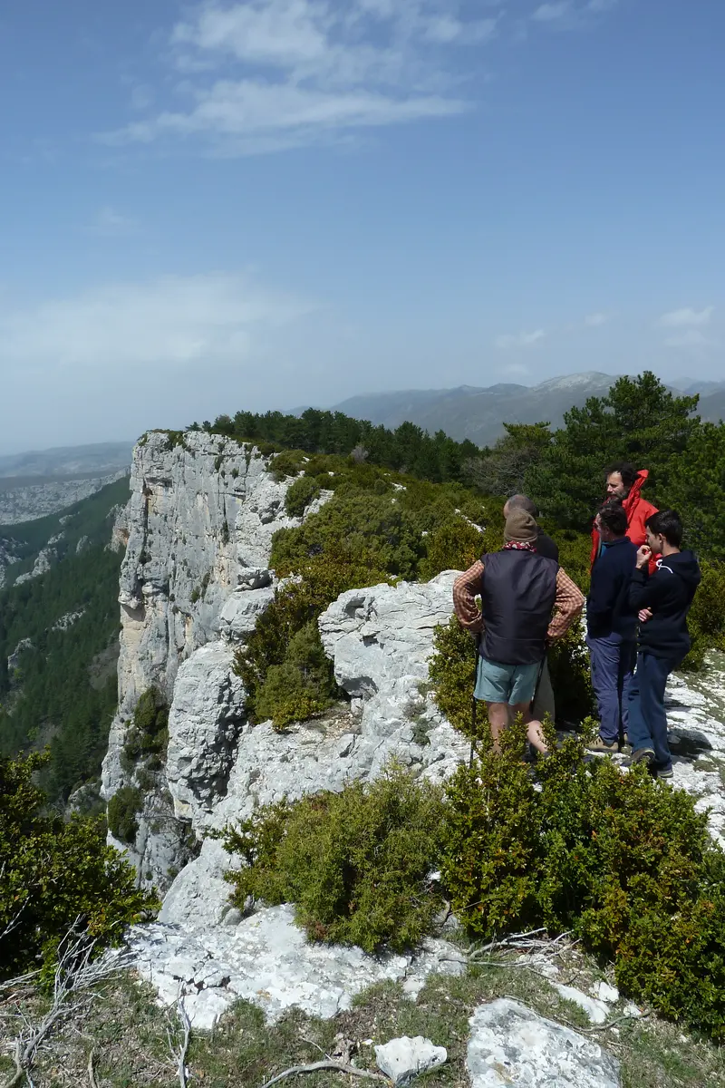 Une crête aérienne au-dessus du Verdon