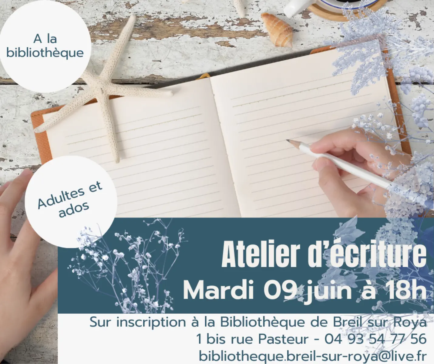 Atelier d'écriture