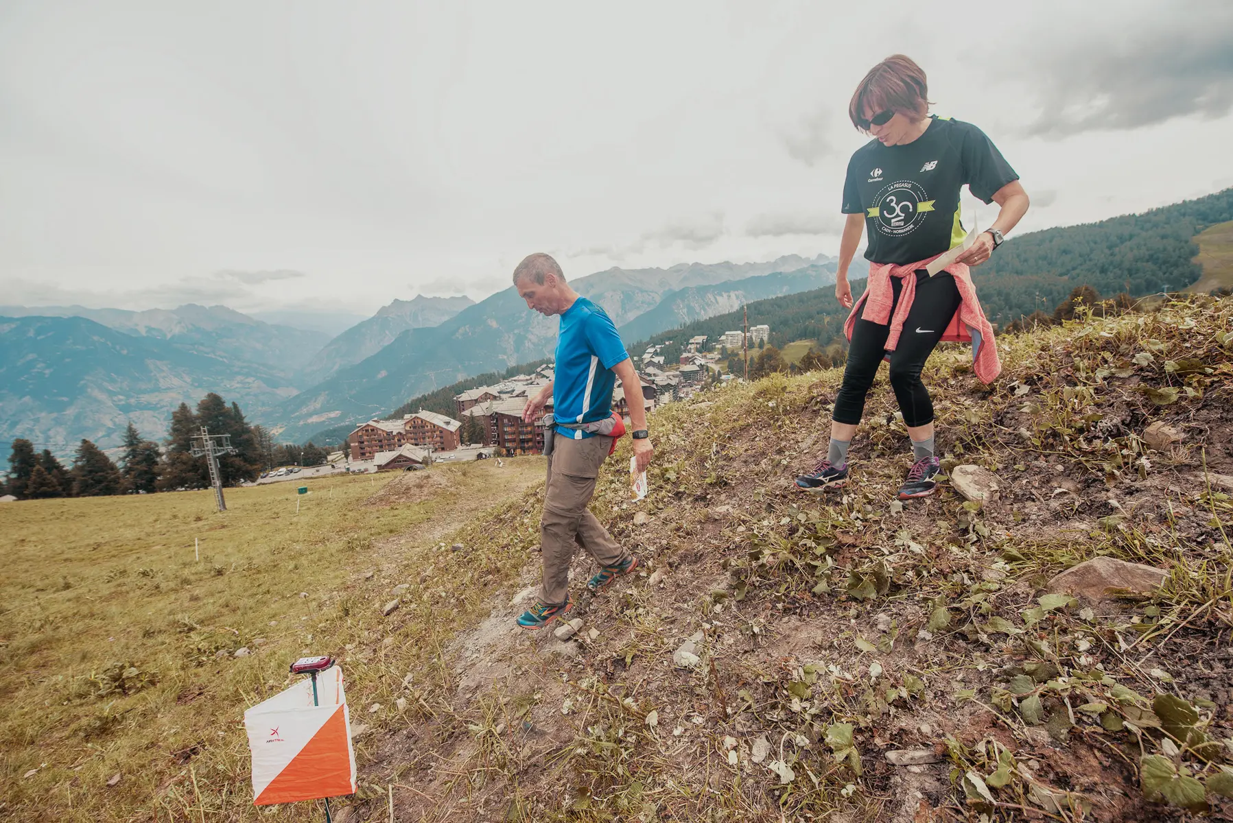 Parcours d'orientation à Risoul 1850